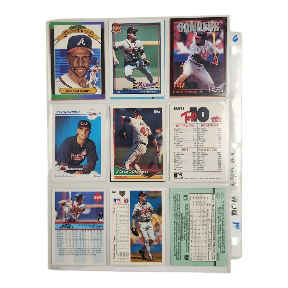 Huge 336 MLB Card Lot Nolan Ryan, George Brett, Ozzie Smith Topps, Fleer